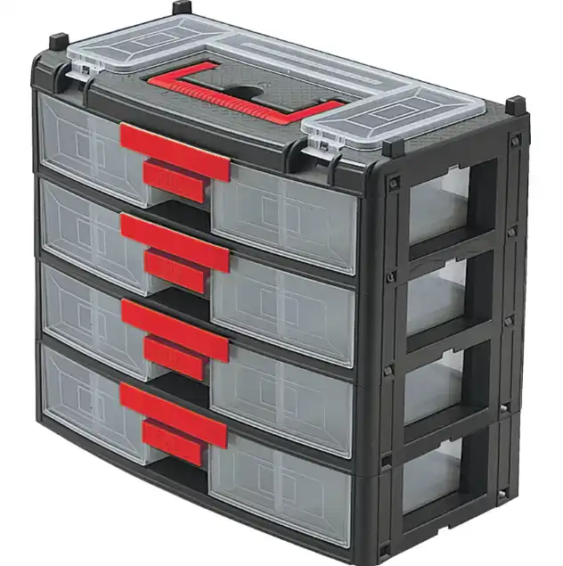 Kennedy Parts Organiser, 4 Compartments, 200mm (W), 390mm (H)